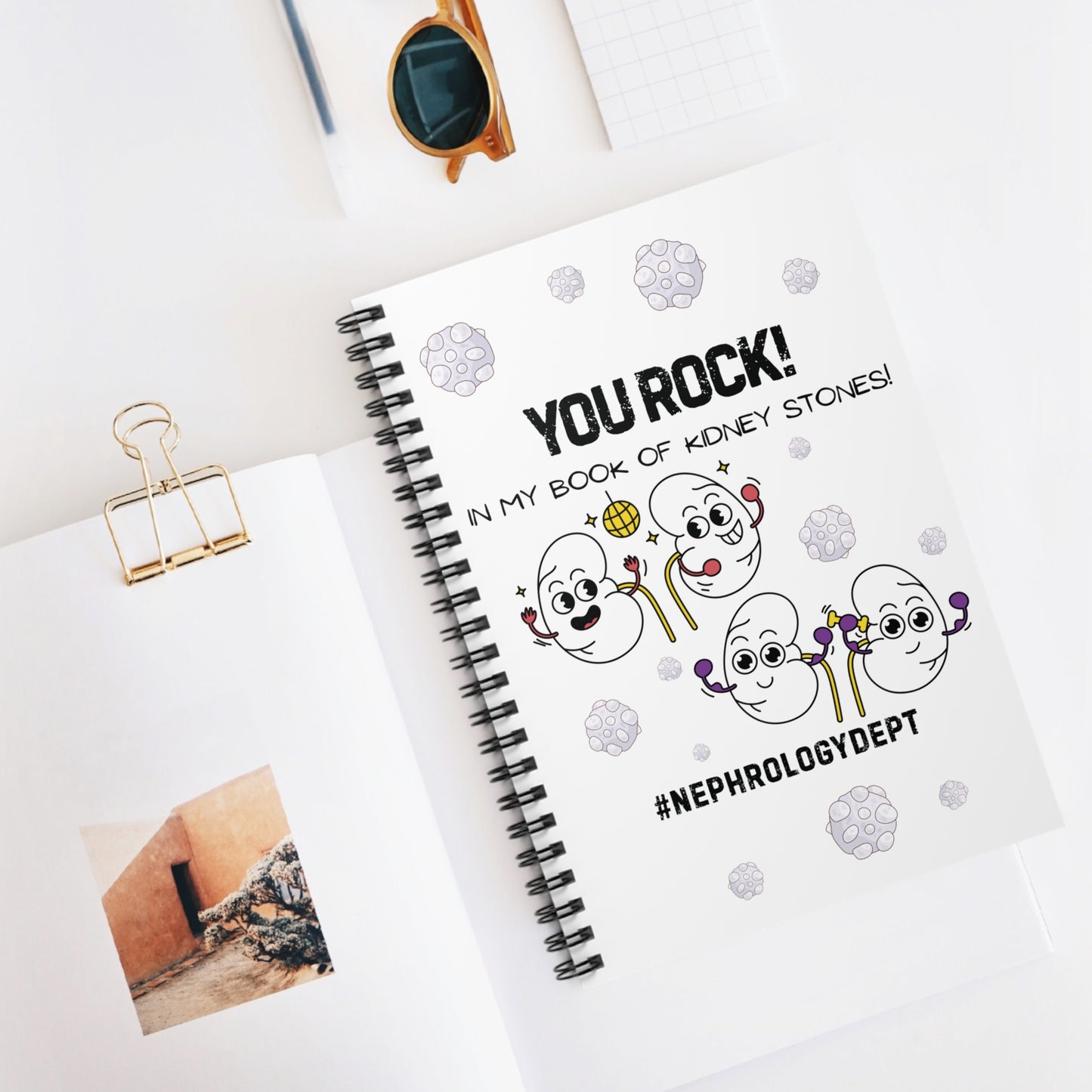 Nephrology Notebook - You Rock In My Book of Kidney Stones
