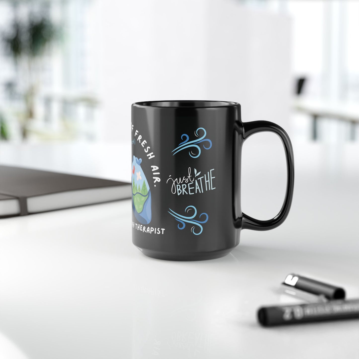 Respiratory Therapist - I'm A Breath Of Fresh Air When I'm At Work Mug 15oz