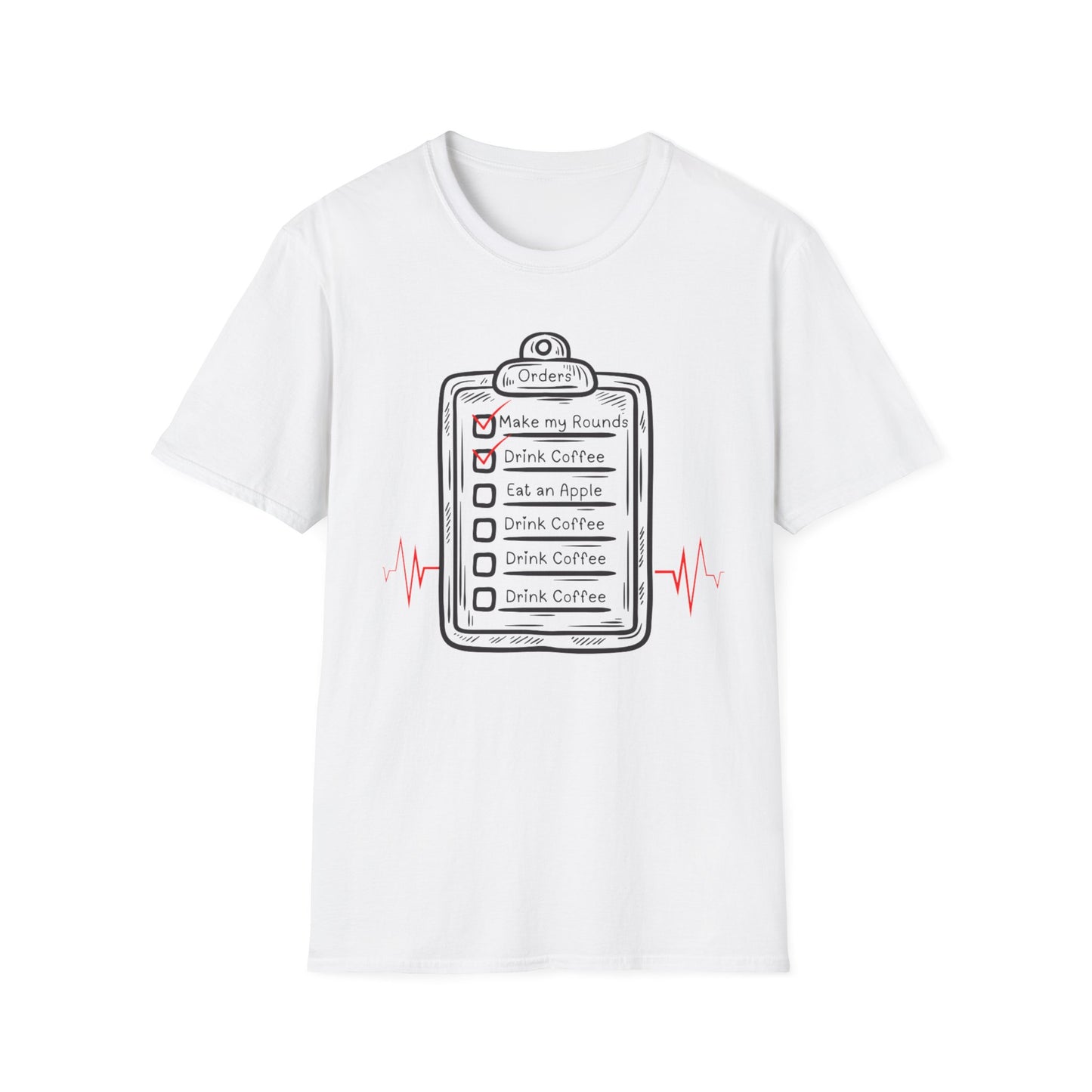 Doctor's Orders and Coffee Lover's Unisex Softstyle T-Shirt