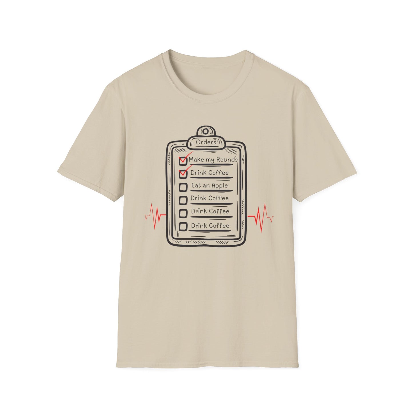 Doctor's Orders and Coffee Lover's Unisex Softstyle T-Shirt