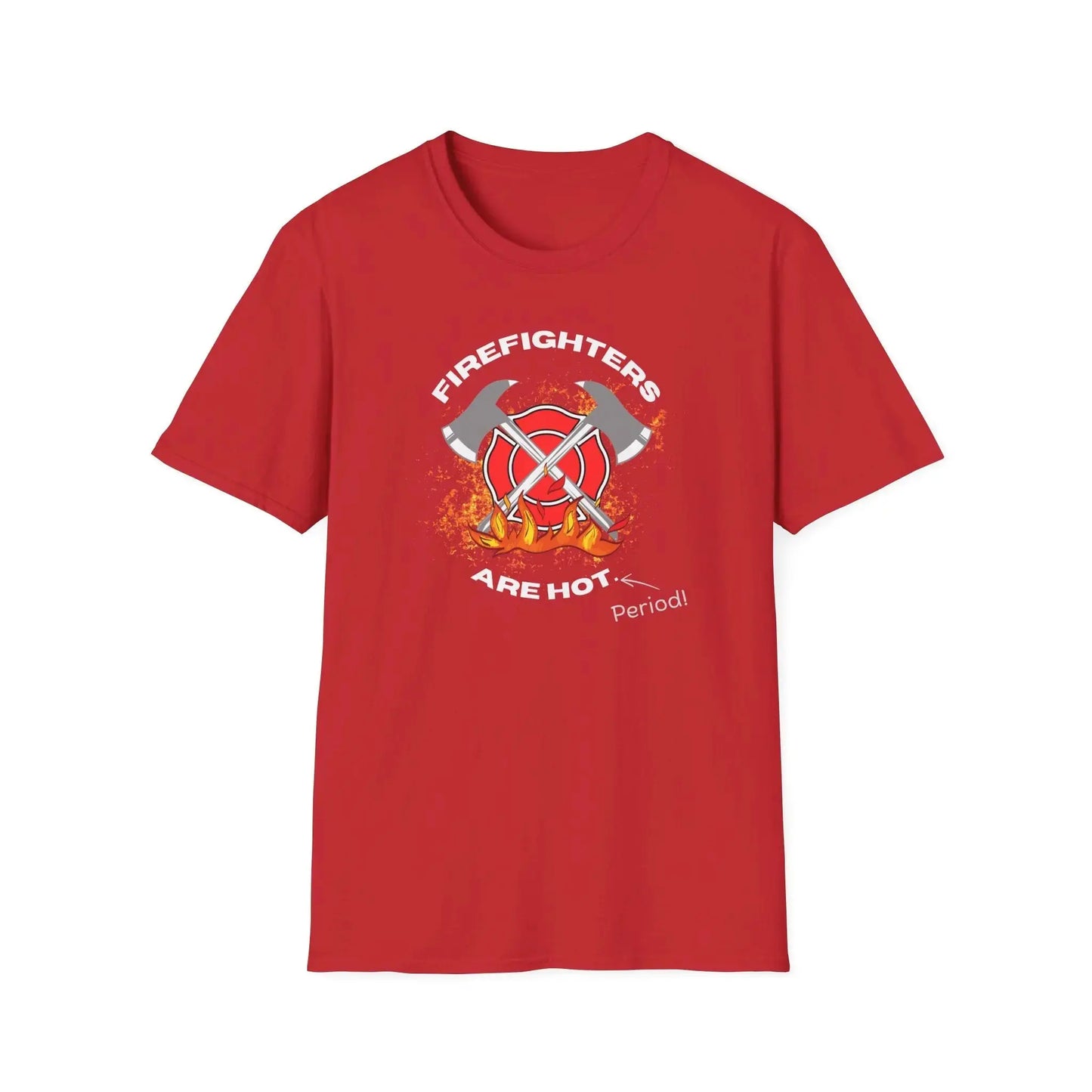 Hot Firefighter T-Shirt Red