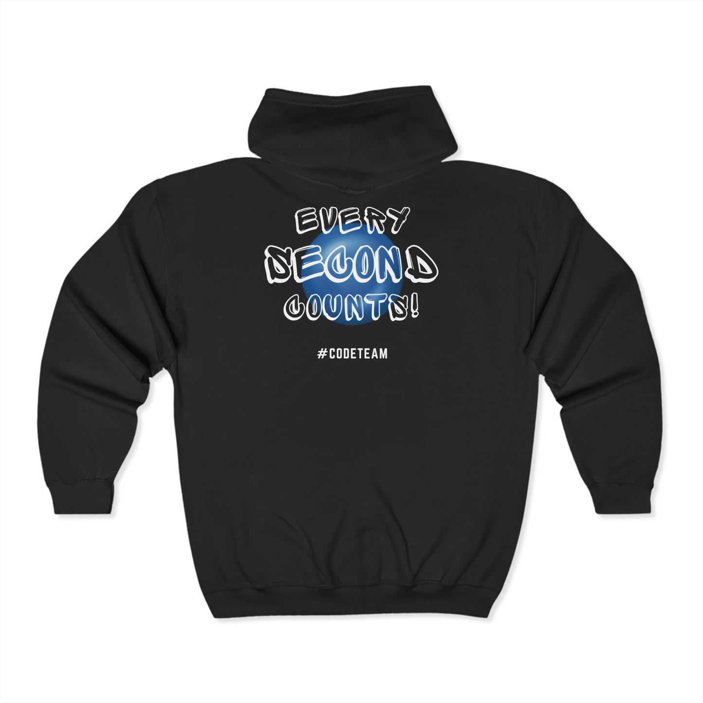 Every Second Counts Code Team - Zip Up Hoodie