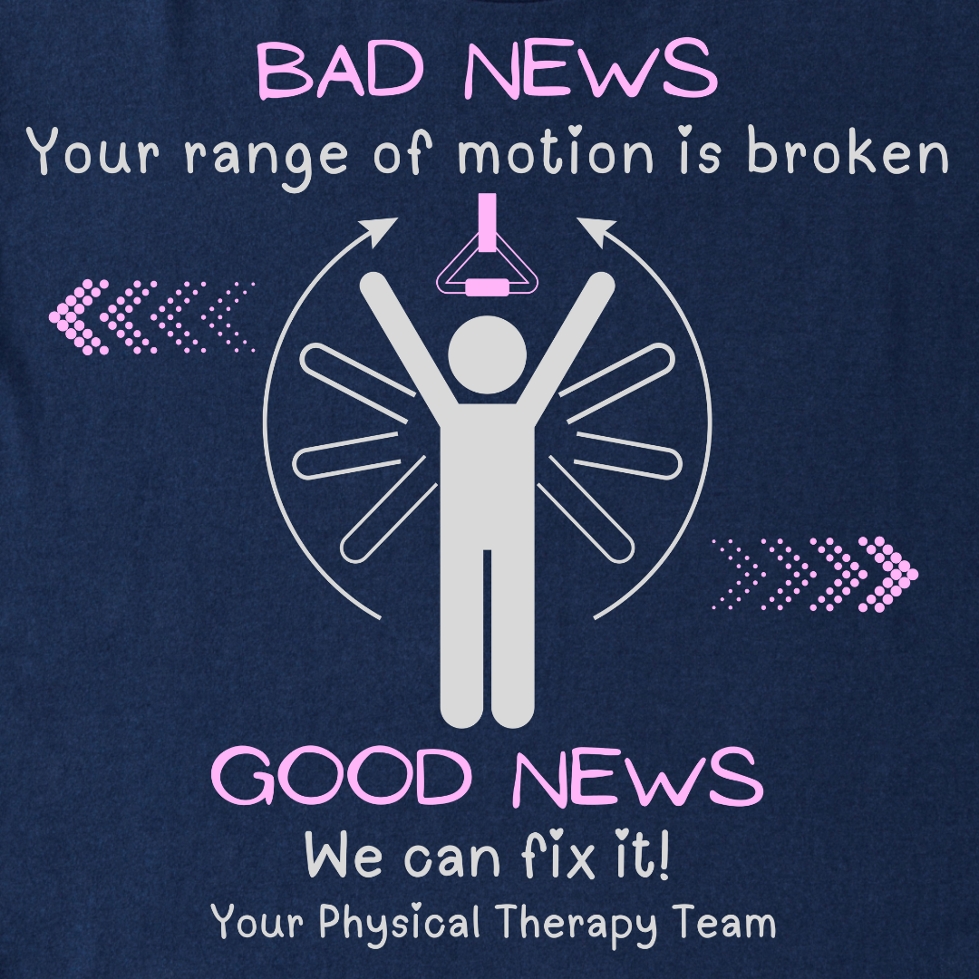 Bad News Your Range Of Motion Is Broken - Physical Therapy T- Shirt