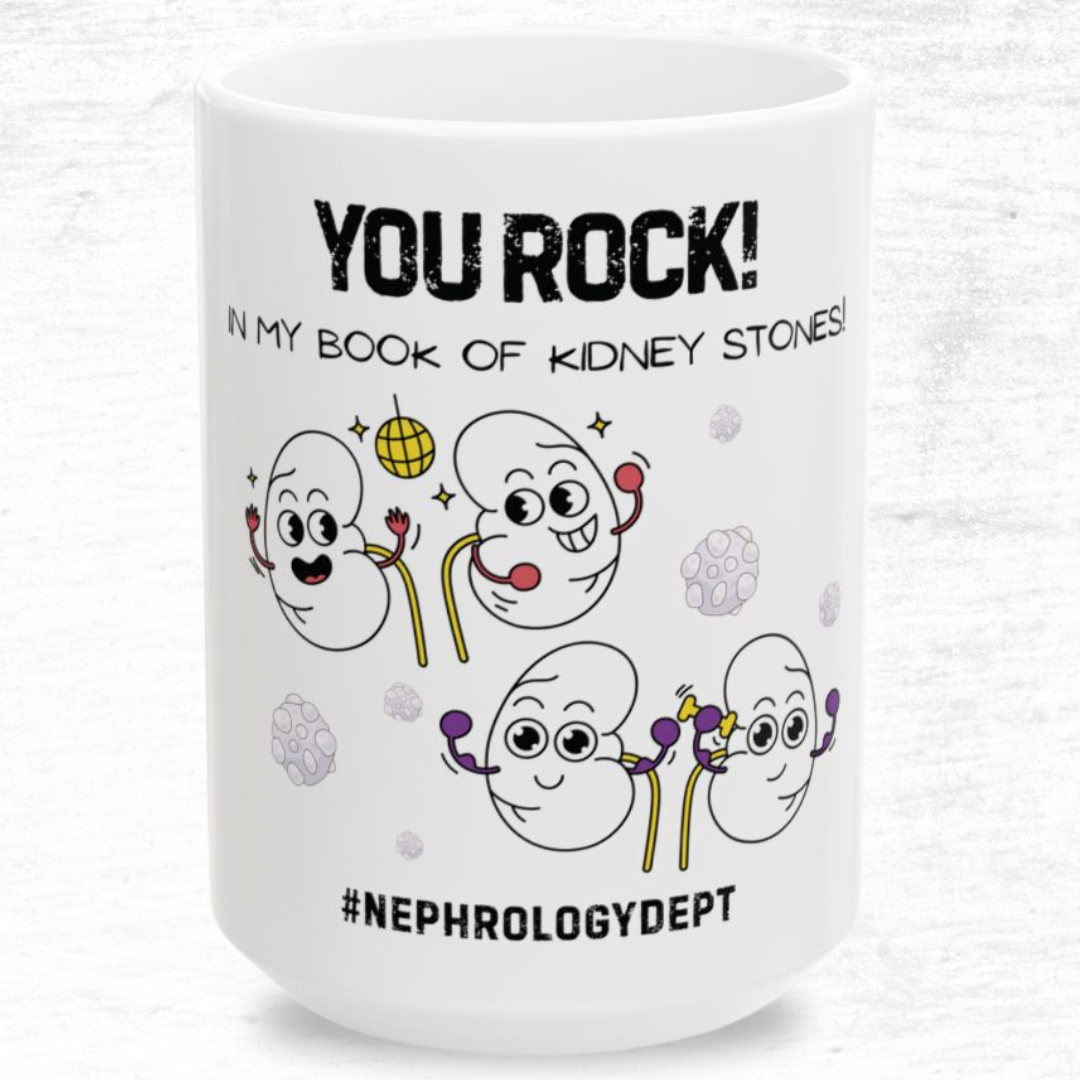 You Rock In My Book of Kidney Stones - Nephrology Mug