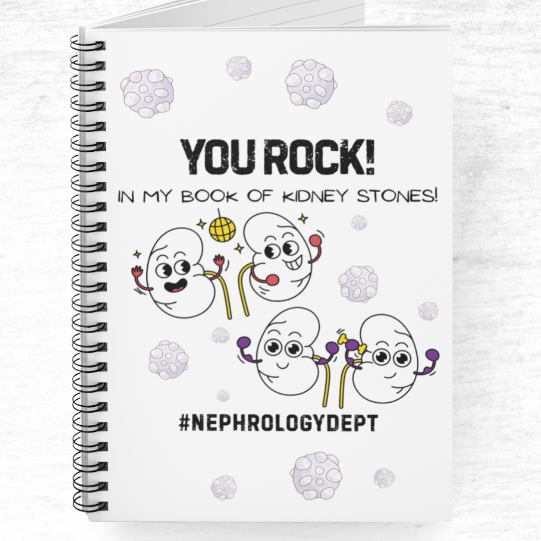 Nephrology Notebook - You Rock In My Book of Kidney Stones