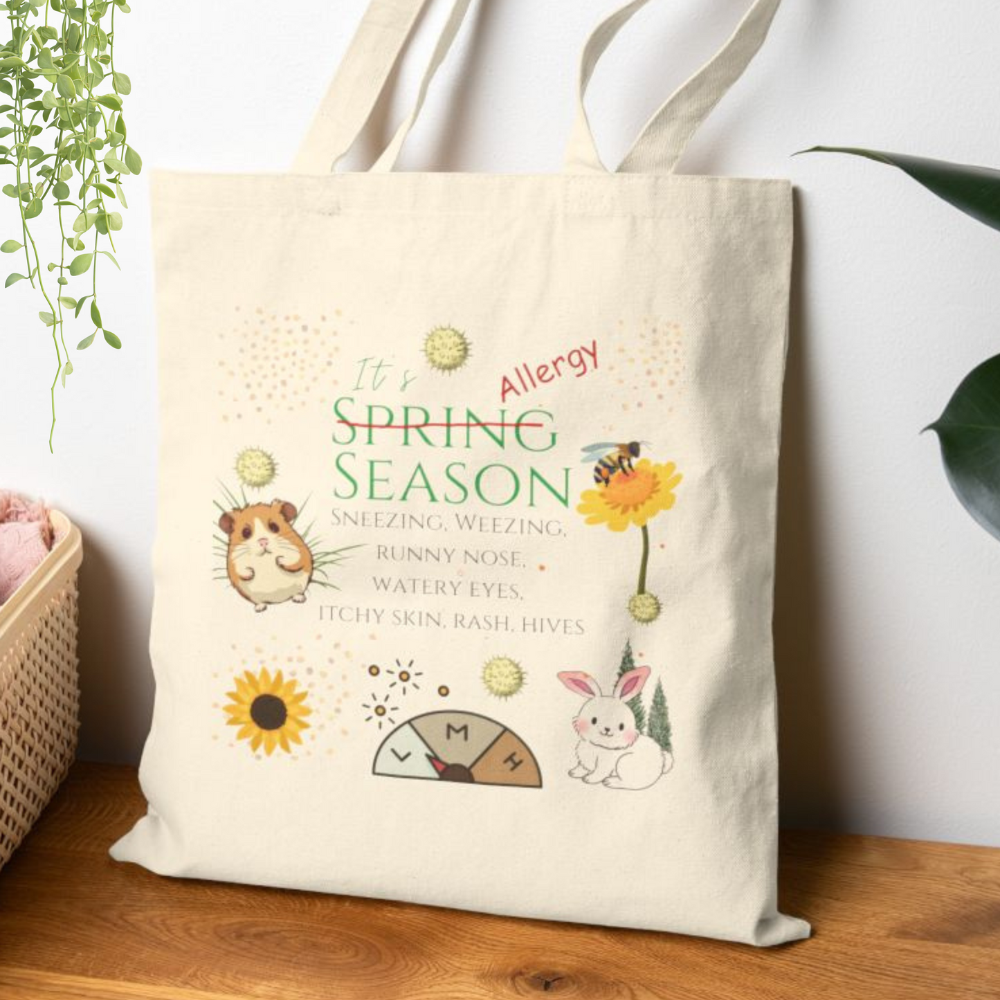 It's Spring Season Allergist Tote Bag
