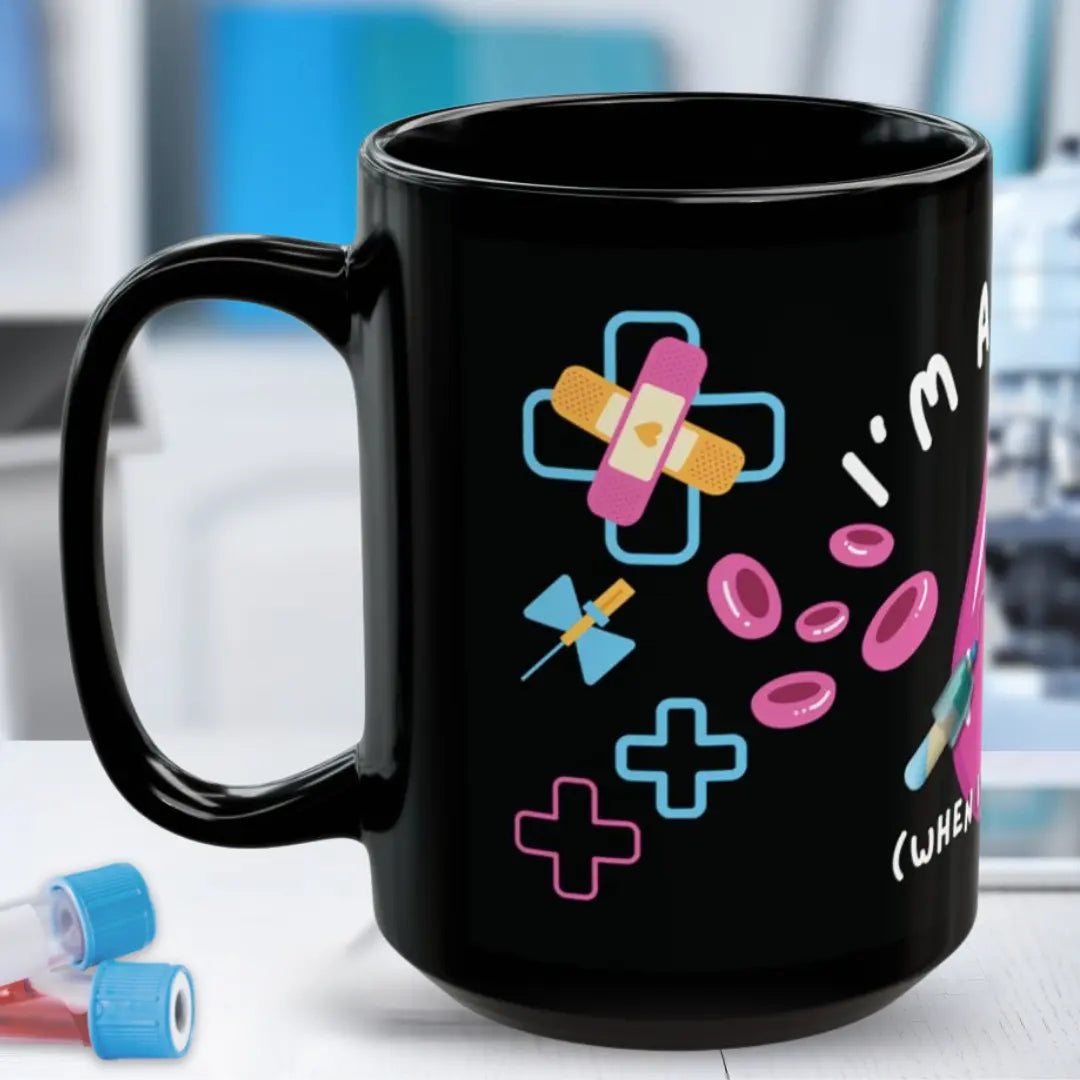 Pink Prick Phlebotomy Mug Printify