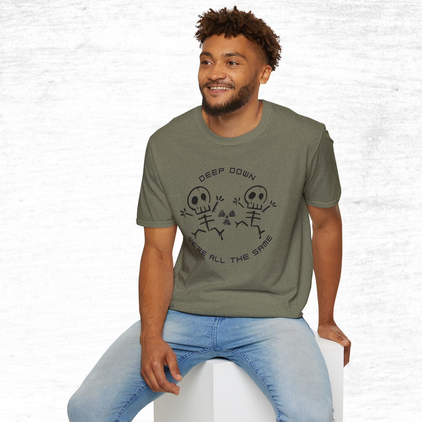 Men's Deep Down We're All The Same - Radiology T-Shirt