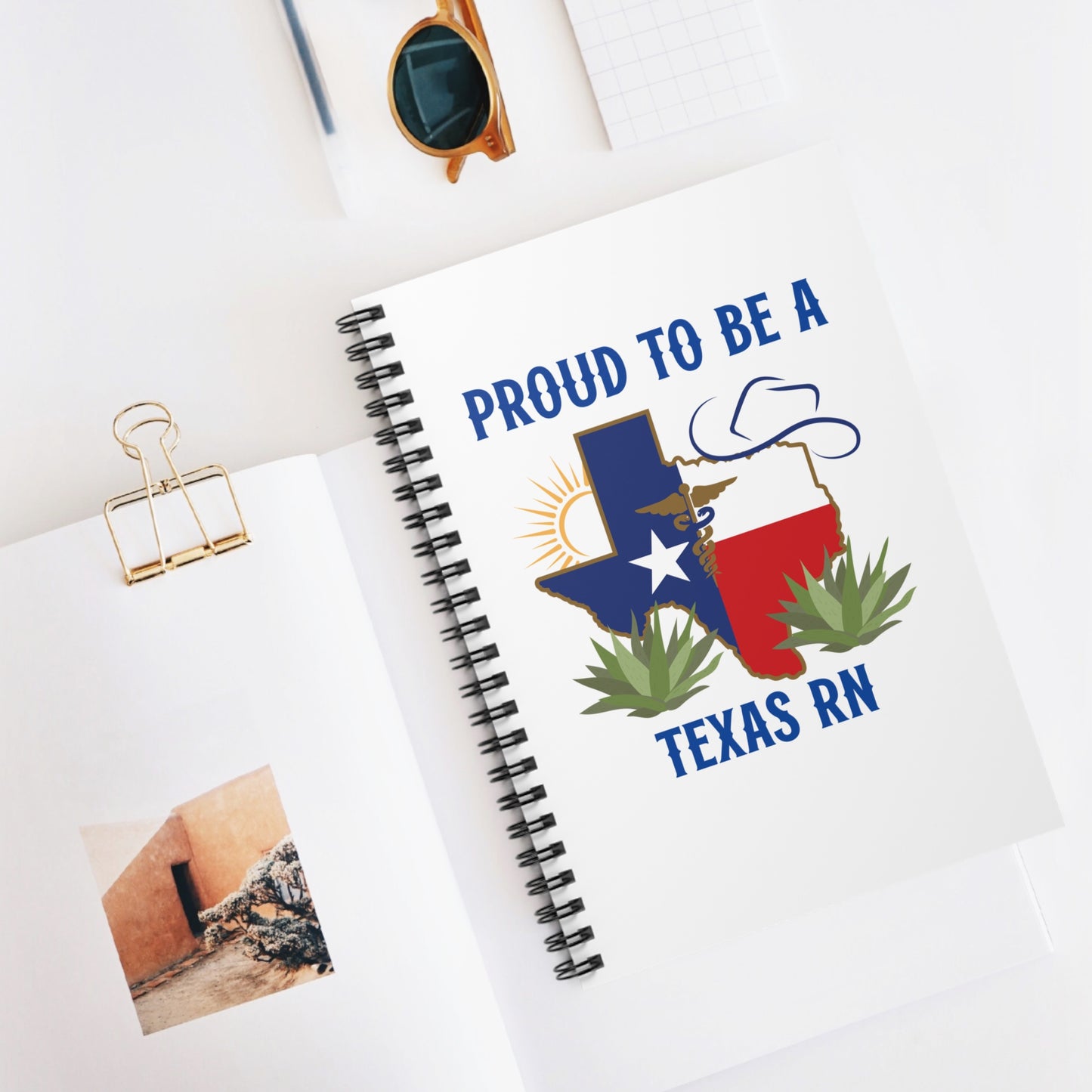Proud Texas RN Spiral Notebook