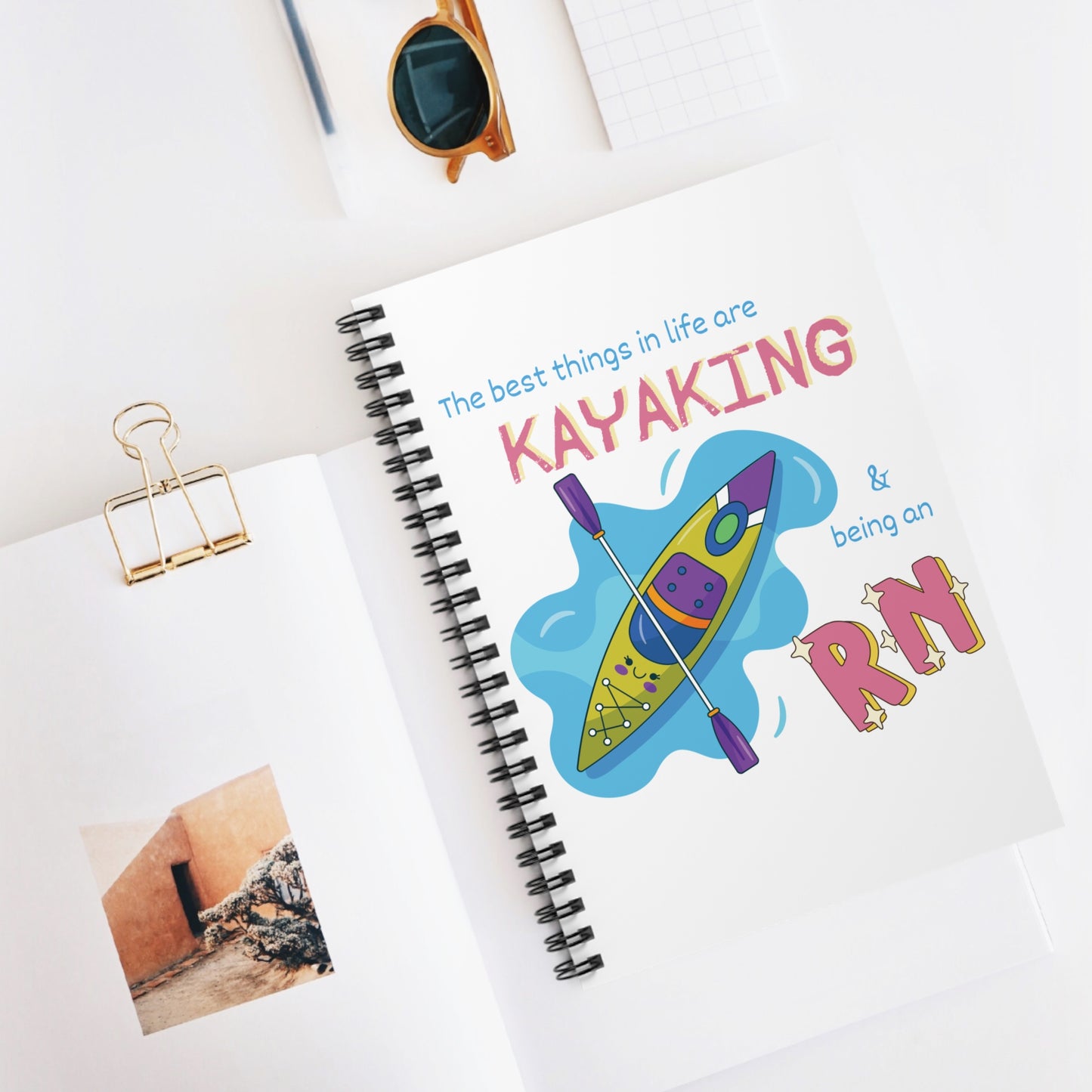 The Best Thing Is Kayaking & Being An RN Notebook