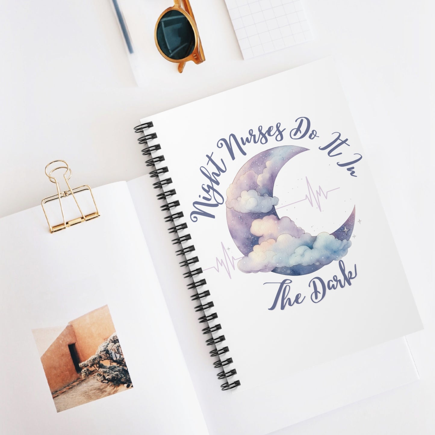 Night Nurses Do It In The Dark Spiral Notebook
