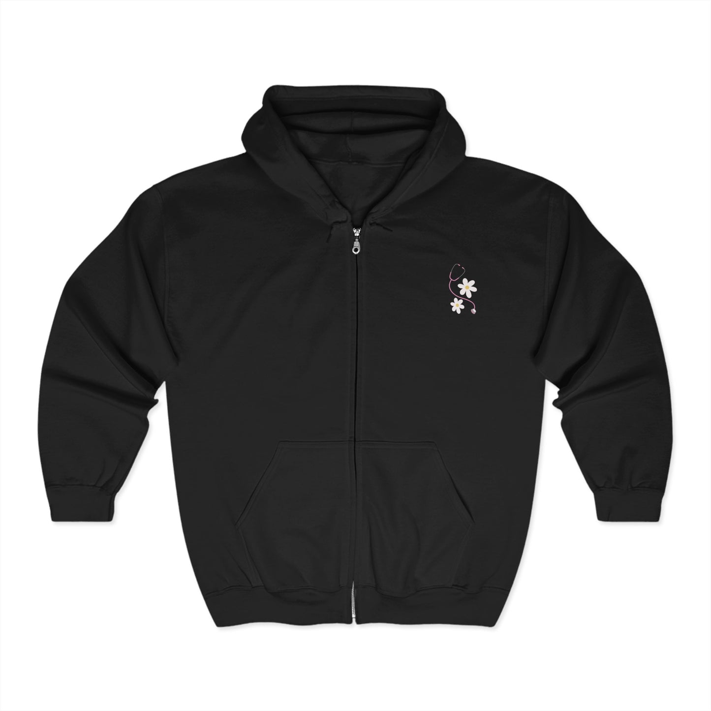 Blessed With Patients Not Patience Zip Up Hoodie