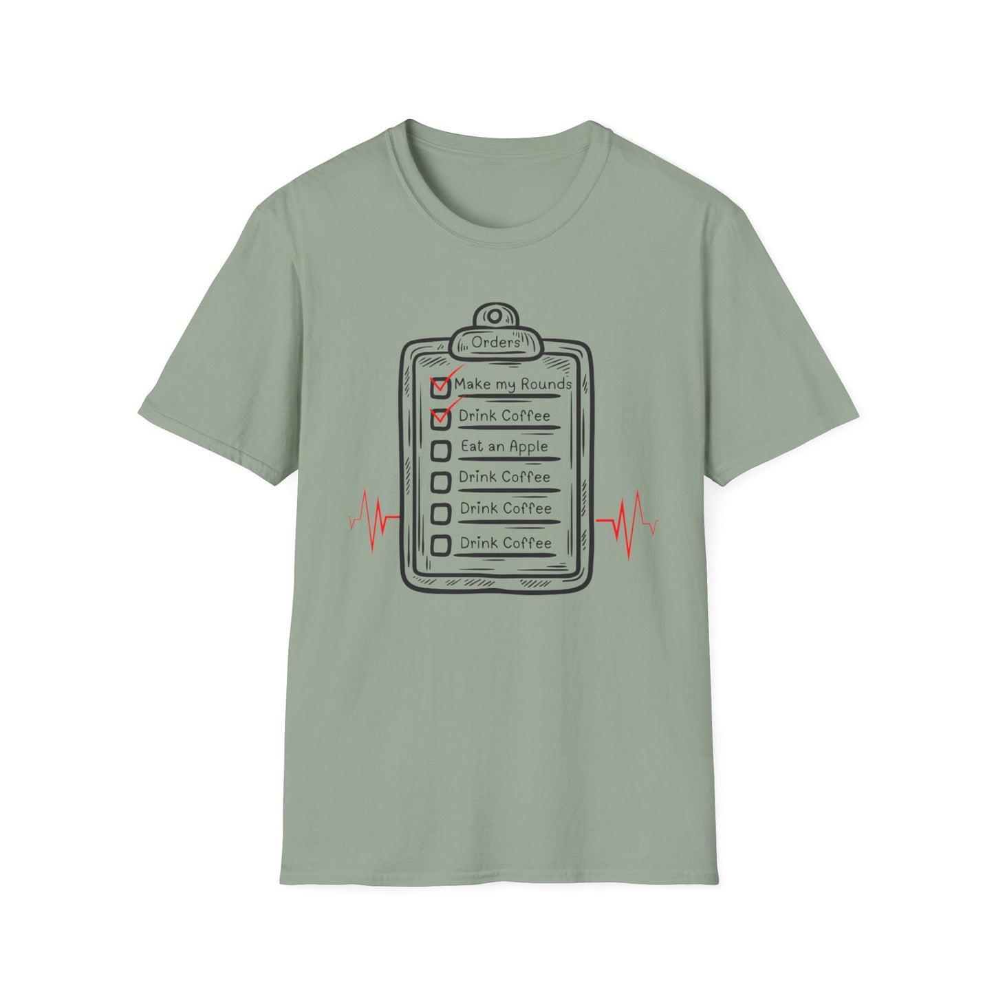 Doctor's Orders and Coffee Lover's Unisex Softstyle T-Shirt
