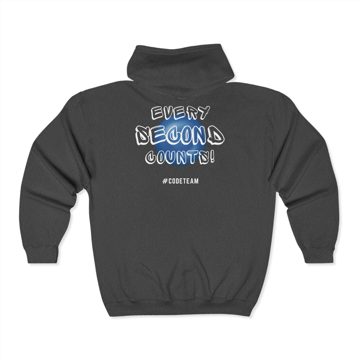 Every Second Counts Code Team - Zip Up Hoodie