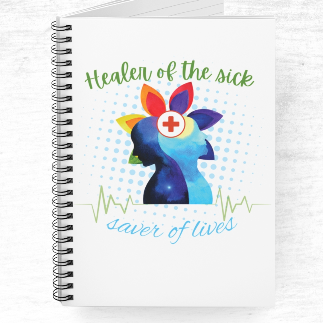 Medical Team - Healer Of The Sick Saver Of Lives Notebook