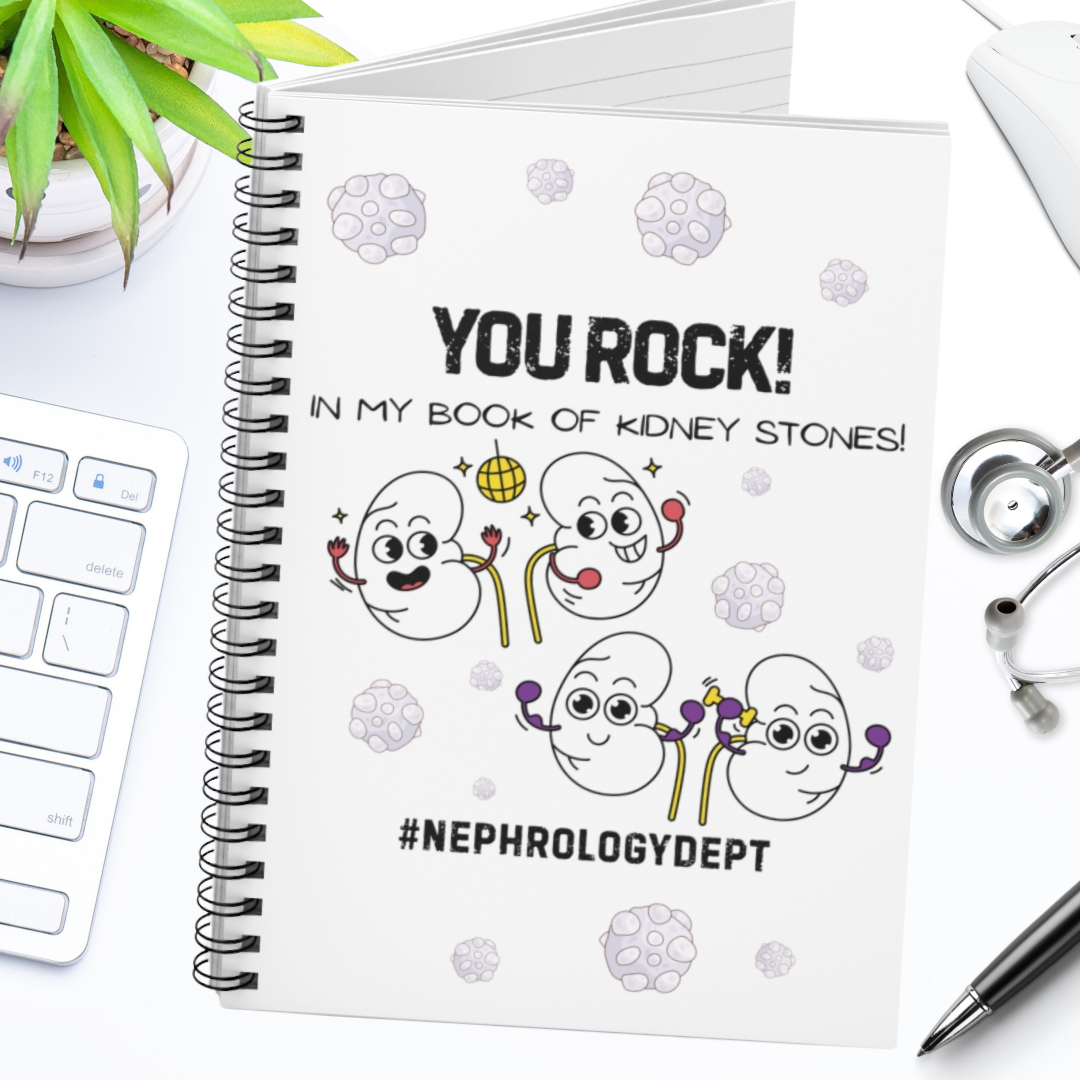 Nephrology Notebook - You Rock In My Book of Kidney Stones