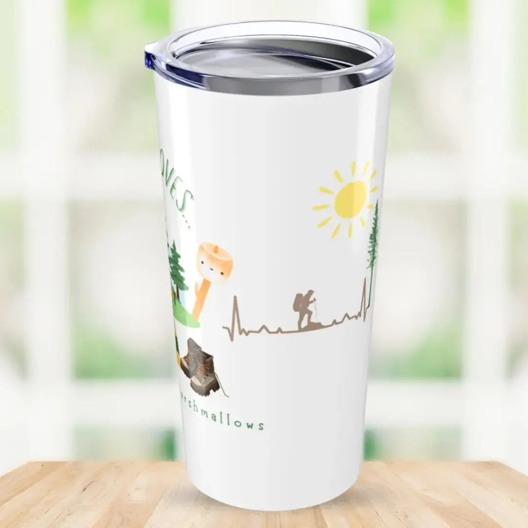 RN Loves Campfires - 20oz Tumbler Printify