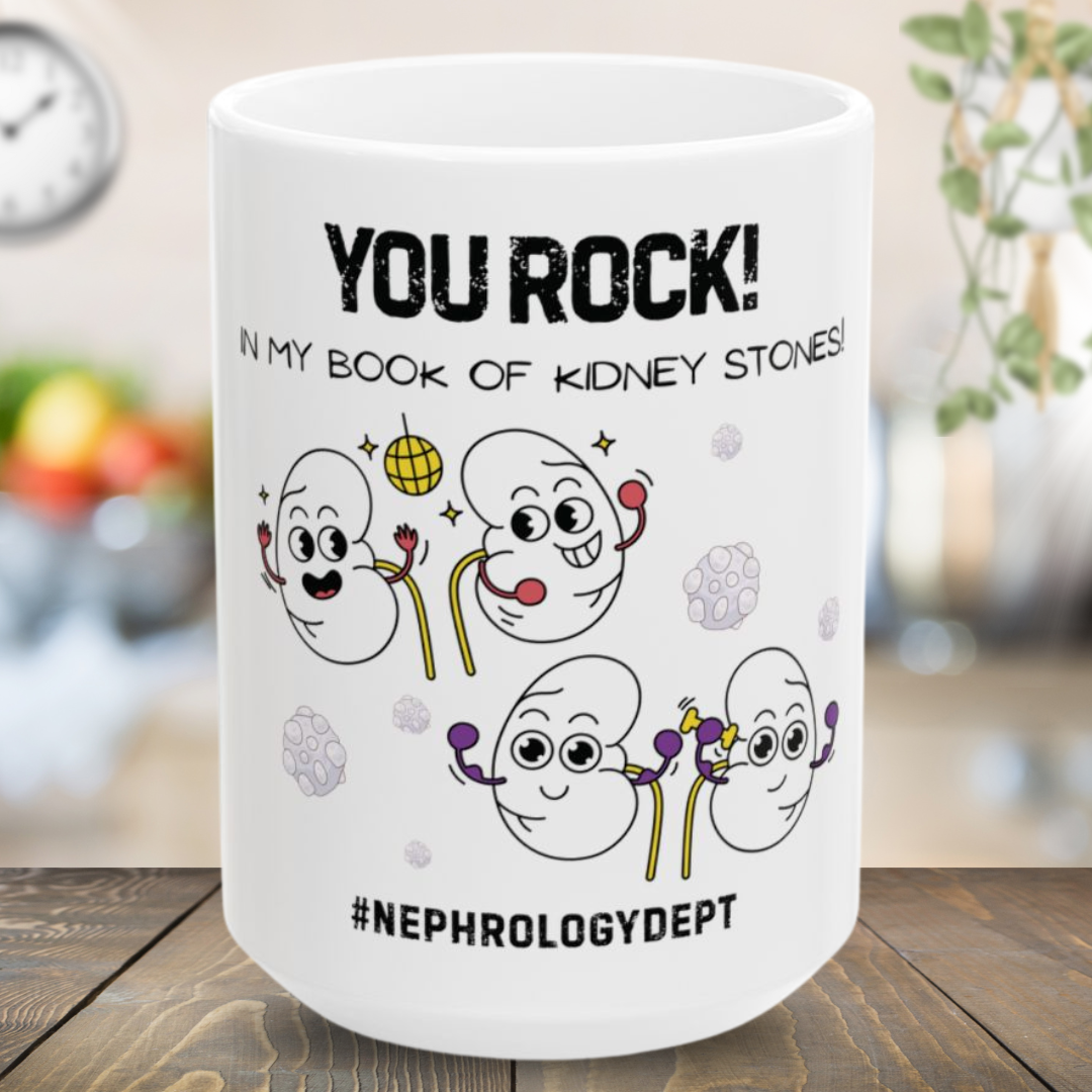You Rock In My Book of Kidney Stones - Nephrology Mug