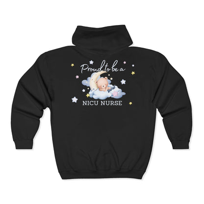 Proud NICU Nurse- Zip Hoodie