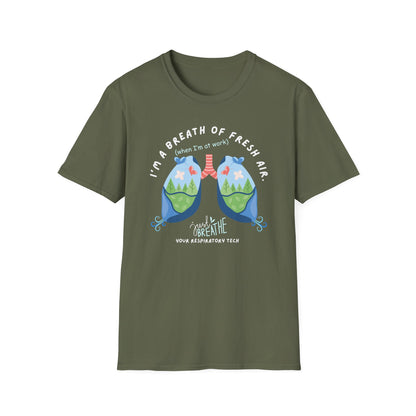 Respiratory Tech - I'm A Breath of Fresh Air T-Shirt