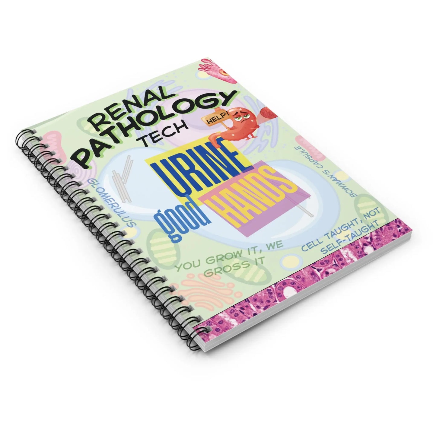 Renal Pathology Tech Spiral Notebook Printify