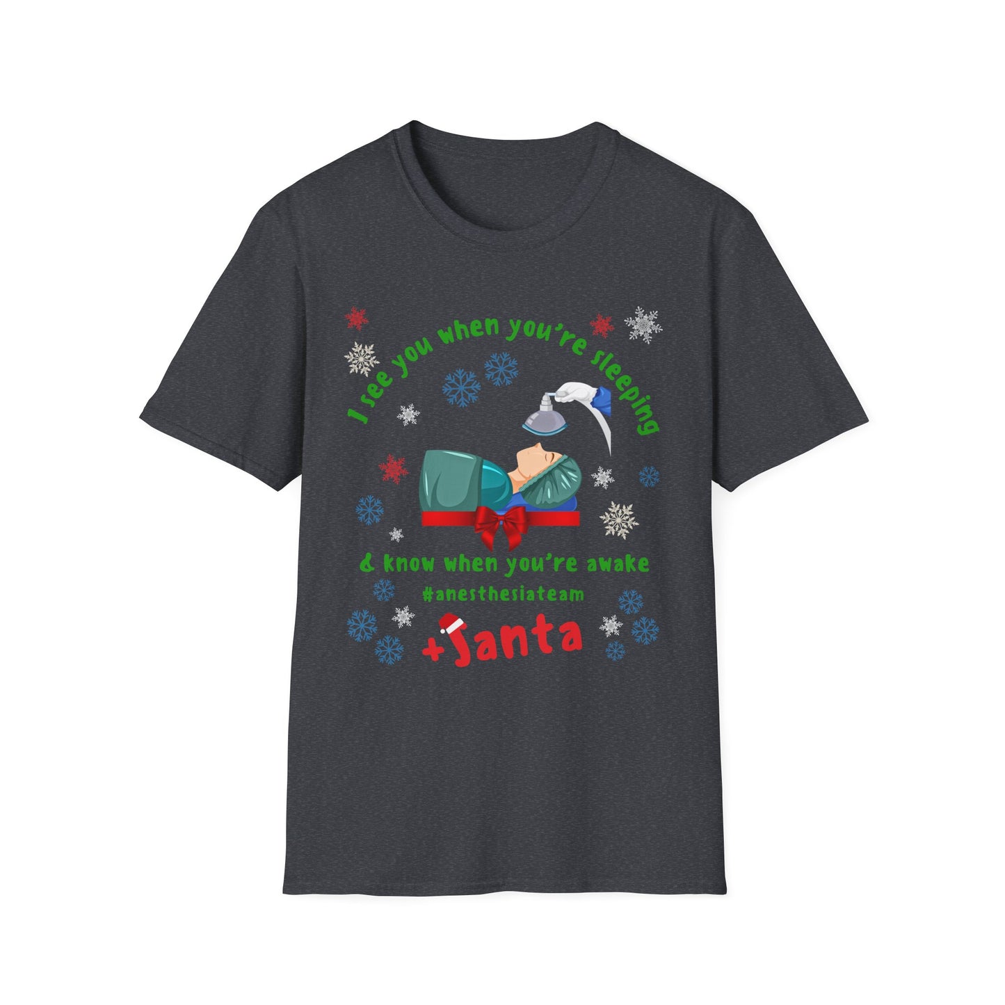 Anesthesia Team Santa T-Shirt