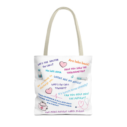 Daily Nurse Quotes - Tote Bag