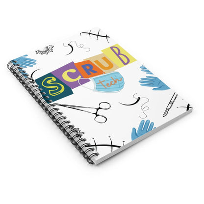 Scrub Tech Spiral Notebook Printify