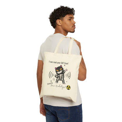 I Can Read You Cat Scan Radiologist Tote Bag