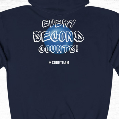 Every Second Counts Code Team - Zip Up Hoodie