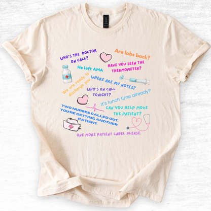 Funny Nurse Life Quotes - T-Shirt
