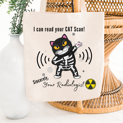 Radiologist - I Can Read You Cat Scan Tote Bag