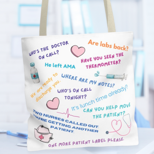 Daily Nurse Quotes - Tote Bag