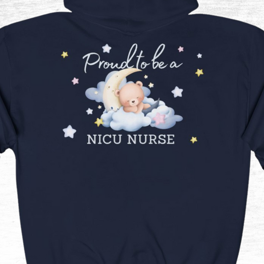 Proud NICU Nurse- Zip Hoodie