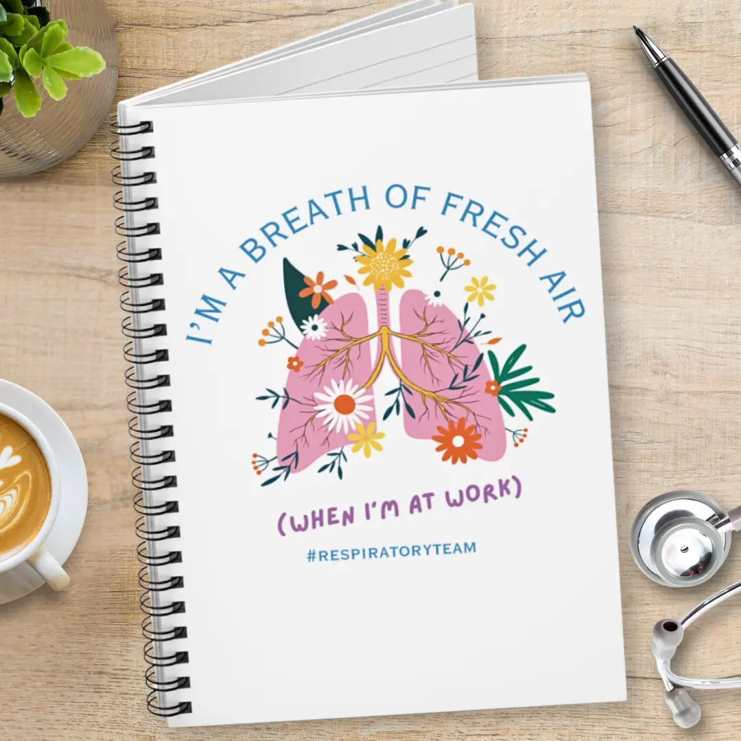 Respiratory - Fresh Air Notebook Printify