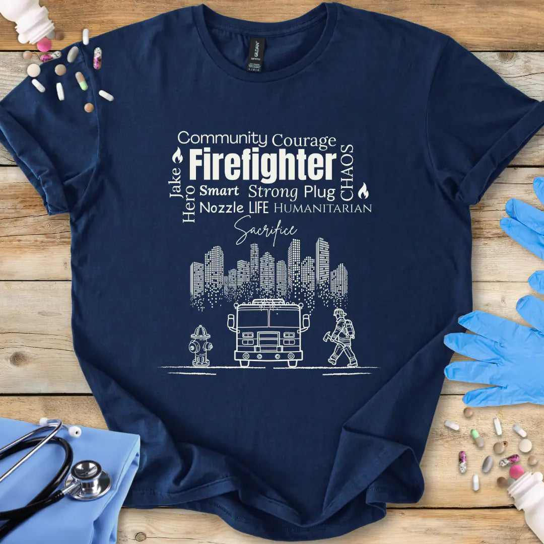 Firefighter Pride T-Shirt Printify