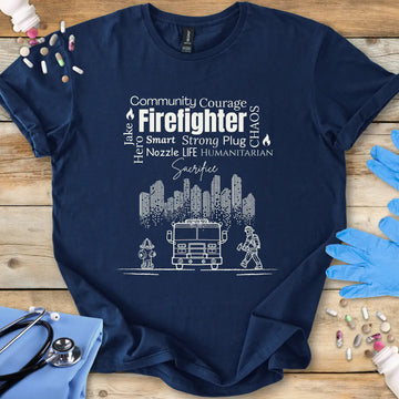 Firefighter Pride T-Shirt Printify