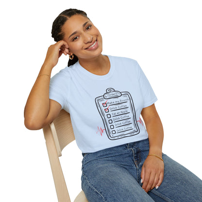Doctor's Orders and Coffee Lover's Unisex Softstyle T-Shirt