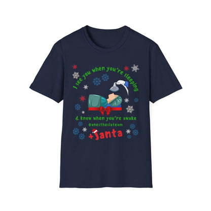 Anesthesia Team Santa T-Shirt