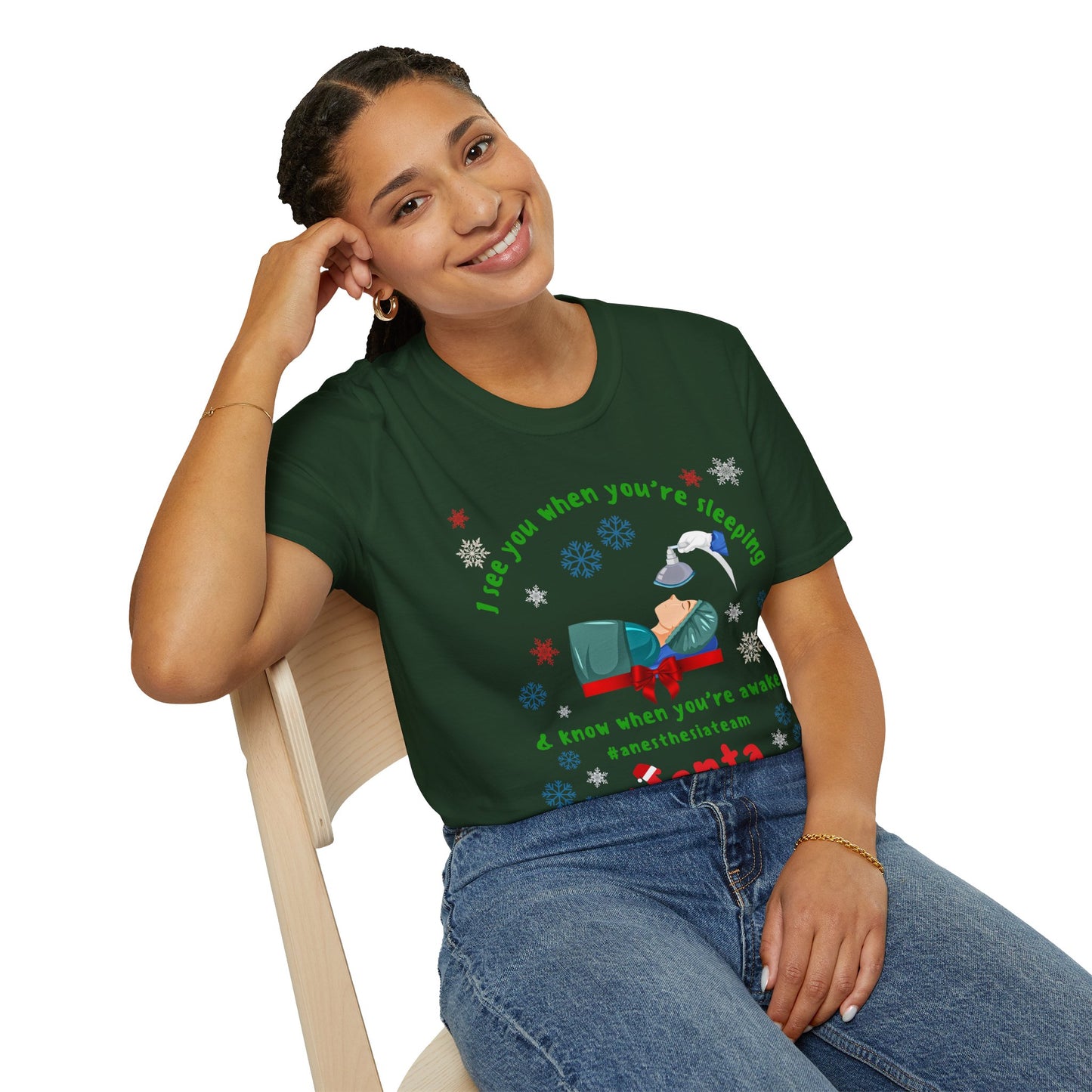 Anesthesia Team Santa T-Shirt