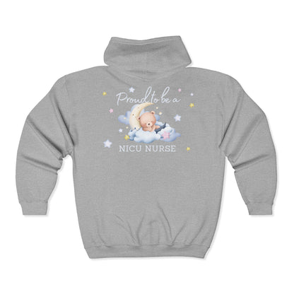 Proud NICU Nurse- Zip Hoodie