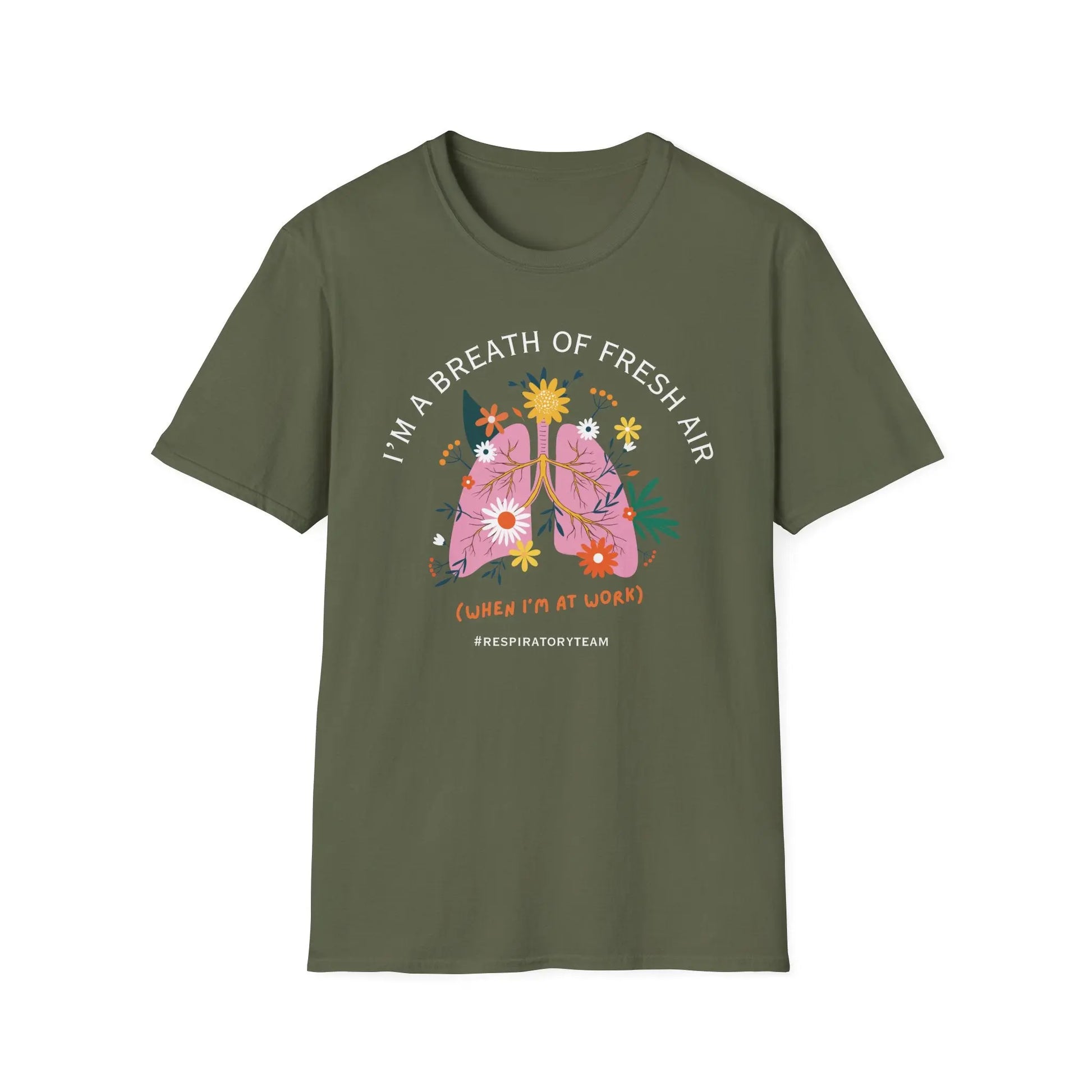Air Respiratory T-Shirt Military Green