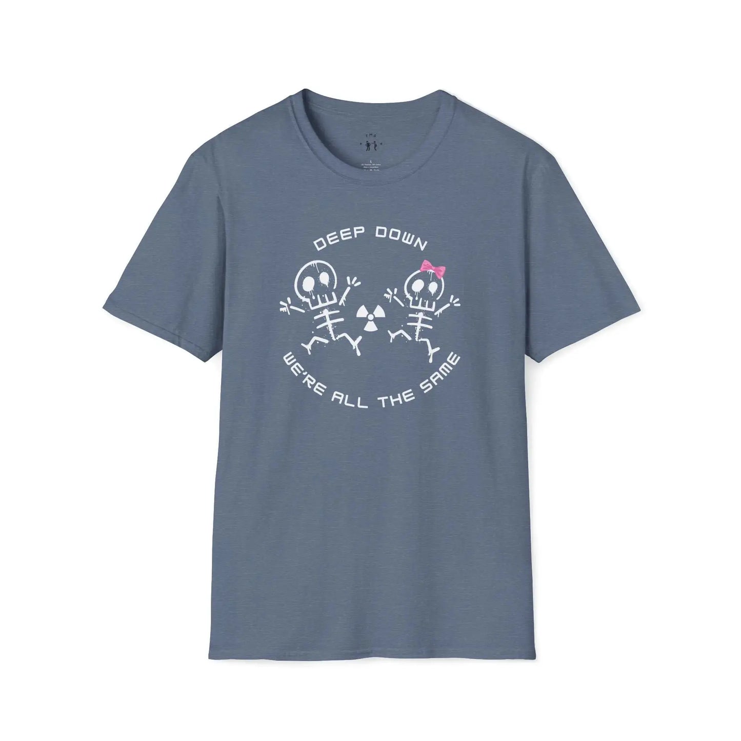 Deep Down Radiology T-Shirt Heather Indigo