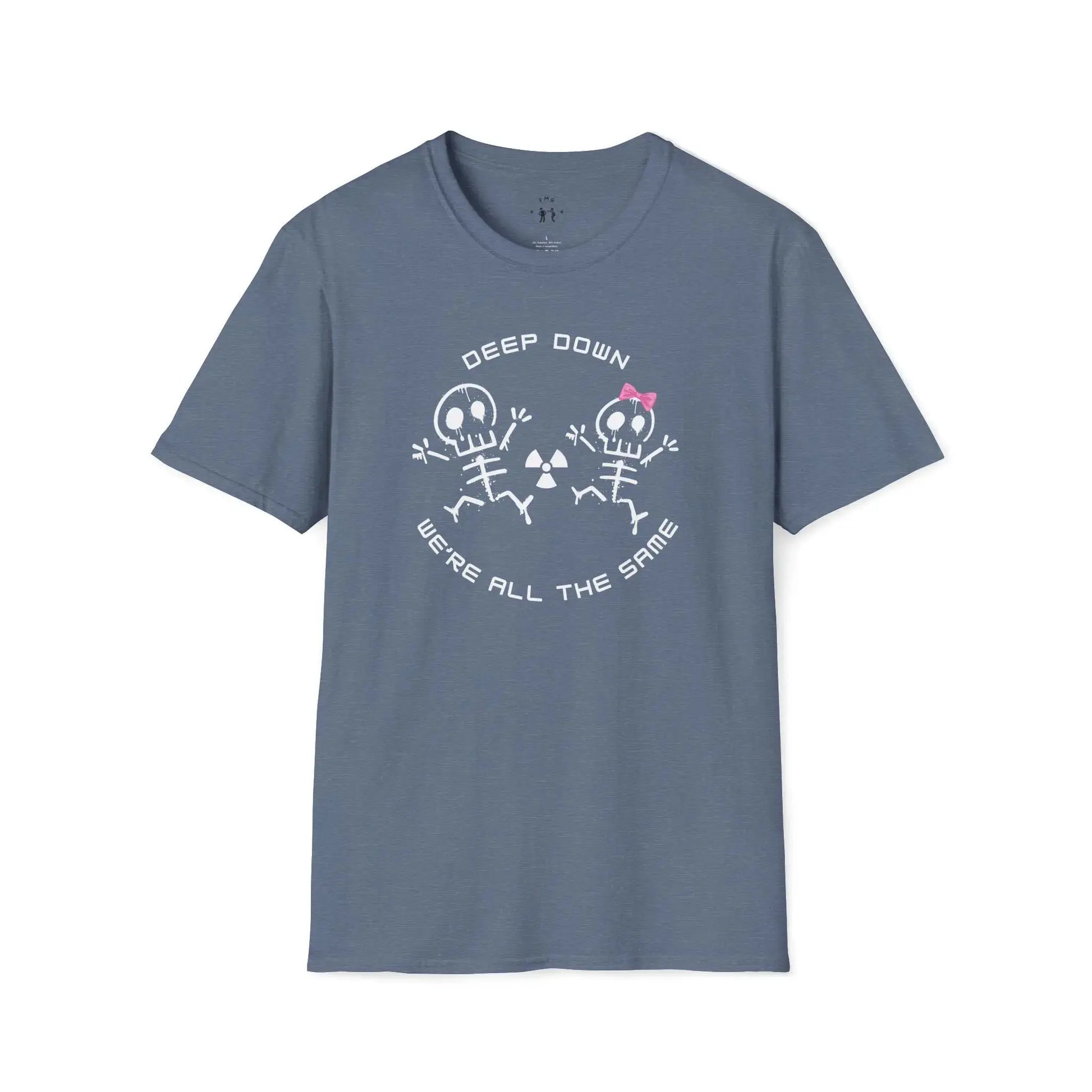 Deep Down Radiology T-Shirt Heather Indigo