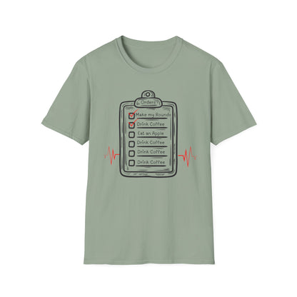 Doctor's Orders and Coffee Lover's Unisex Softstyle T-Shirt