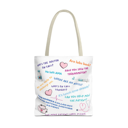 Daily Nurse Quotes - Tote Bag