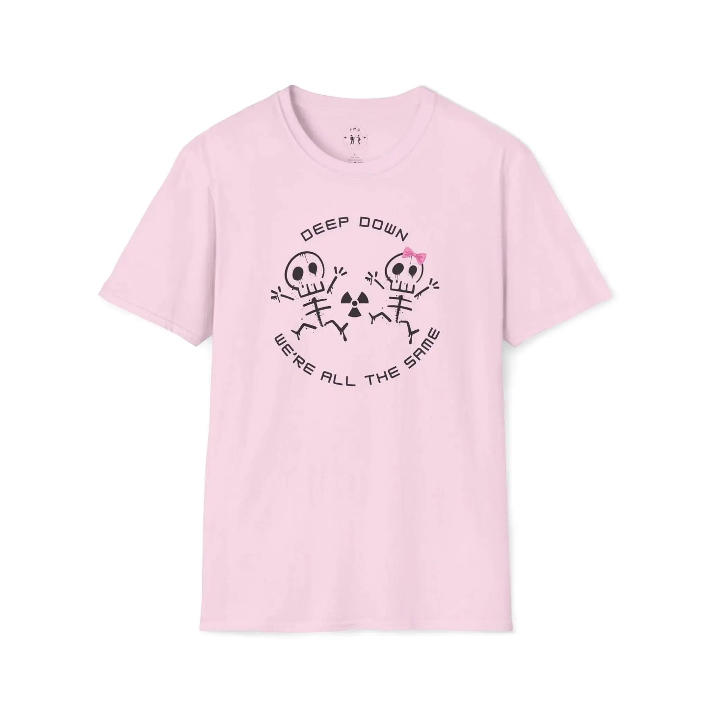 Deep Down Radiology T-Shirt Light Pink