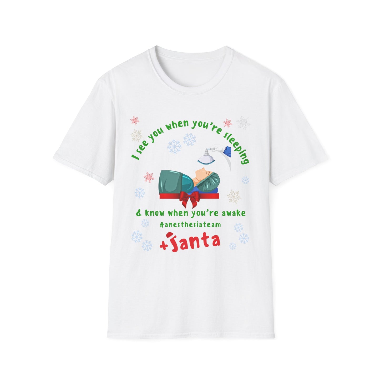 Anesthesia Team Santa T-Shirt