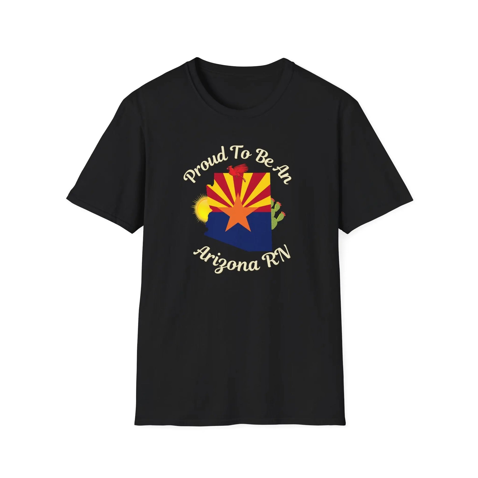 Proud To Be An Arizona RN Pride T-Shirt Black