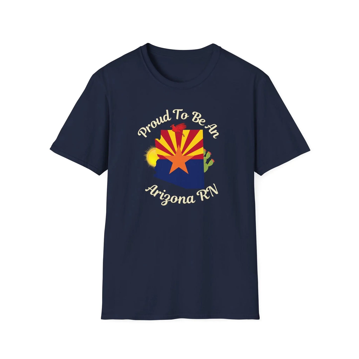 Proud To Be An Arizona RN Pride T-Shirt Navy
